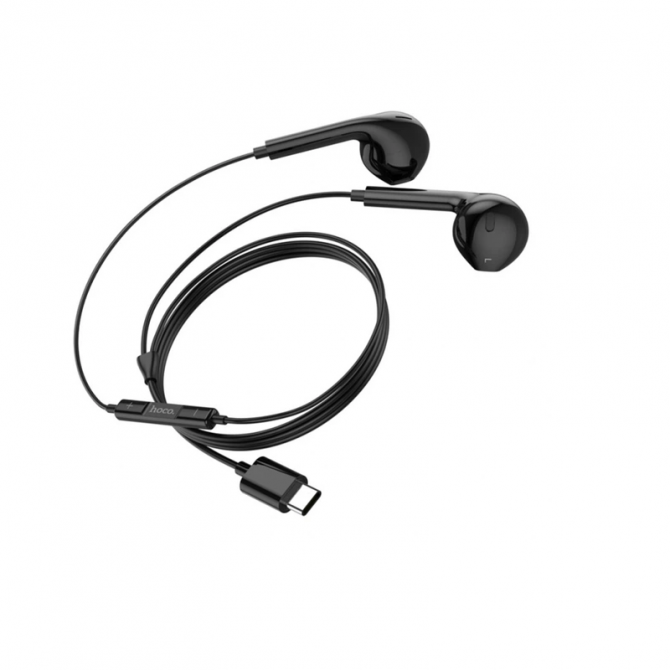 Навушники HF Hoco M101 Crystal Joy Type-C Black-1