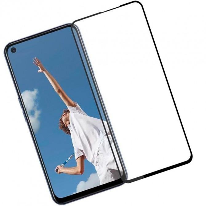Защитное стекло для Oppo A53/A32/A33 Full Glue (0.3 мм, 2.5D, черное)-1