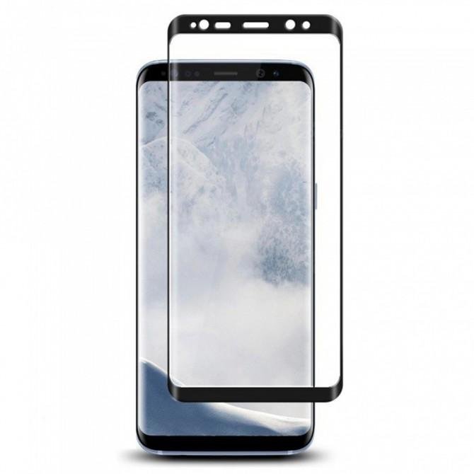 Защитное стекло Mocoll для SAMSUNG G955 Galaxy S8 Plus сУФ лампой (0.3 мм, 3D прозрачное)