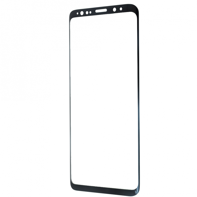 Гибкое защитное стекло Caisles 5D (на весь экран) для Samsung G955 Galaxy S8 Plus (Чёрное)-2