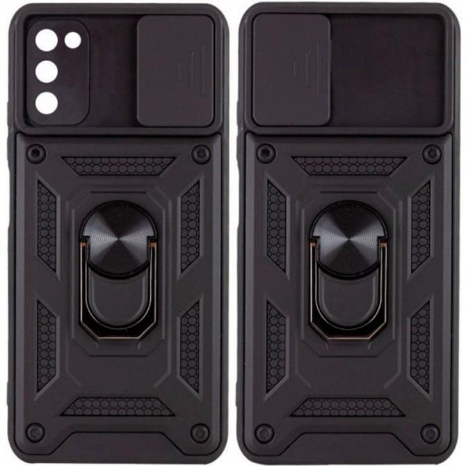 Чехол HONOR Hard Defence Series Samsung A037 Galaxy A03s Black (with Camshield and magnet)