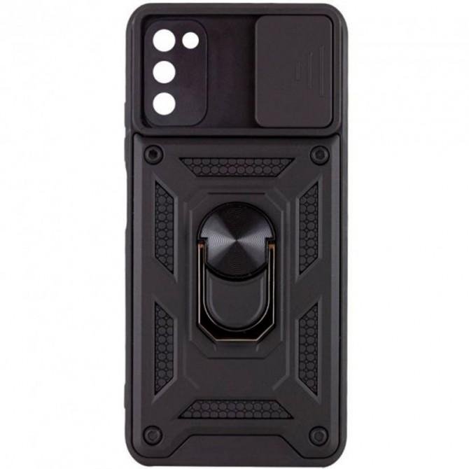 Чехол HONOR Hard Defence Series Samsung A037 Galaxy A03s Black (with Camshield and magnet)-1