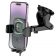 Холдер Hoco HW32 Crown Car Holder + Wireless Charger Black Metal