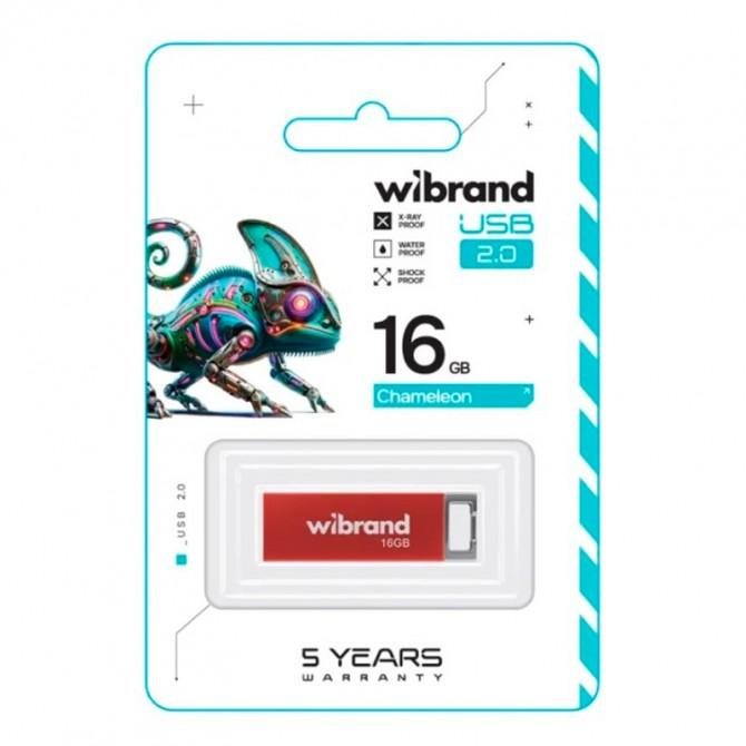 Флеш-накопичувач Wibrand USB 2.0 16Gb Chameleon Червоний-1