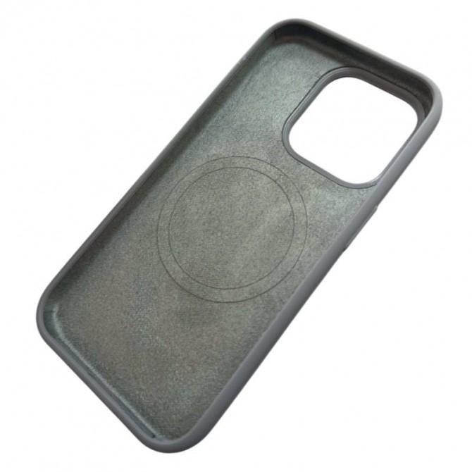 Накладка Liquid Magnetic для iPhone 15 Pro Max Black-5