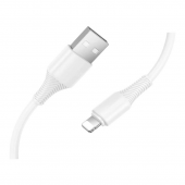 USB кабель Hoco X120 Beneficio Lightning White 1m