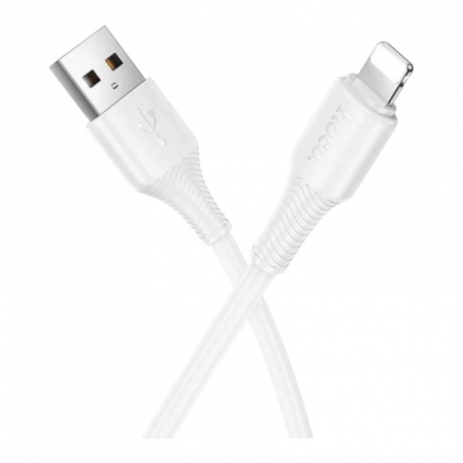 USB кабель Hoco X120 Beneficio Lightning White 1m-2