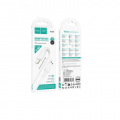 USB кабель Hoco X120 Beneficio Lightning White 1m
