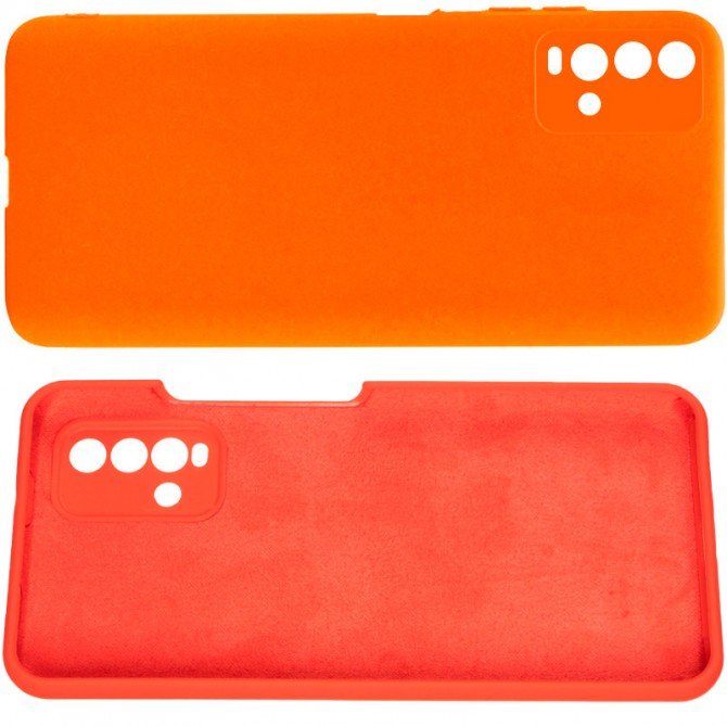Чехол накладка Original Soft Case Xiaomi Redmi 9T Оранжевый FULL-1