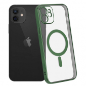 Силиконовый чехол SHINING with MagSafe для iPhone 11 Зеленый