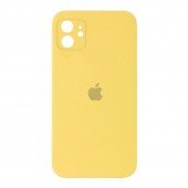Оригинальный силиконовый чехол для iPhone 11 Желтый FULL (SQUARE SHAPE) Оригинальный силиконовый чехол для iPhone 11 Желтый FULL (SQUARE SHAPE)