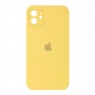 Оригінальний силіконовий чохол для iPhone 11 Жовтий FULL (SQUARE SHAPE)