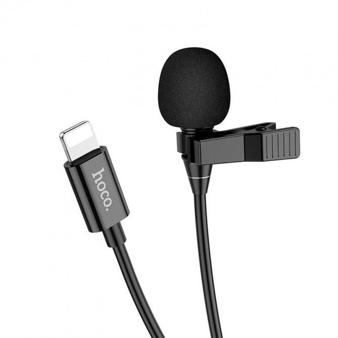 Мікрофон Hoco L14 Lightning Чорний-1