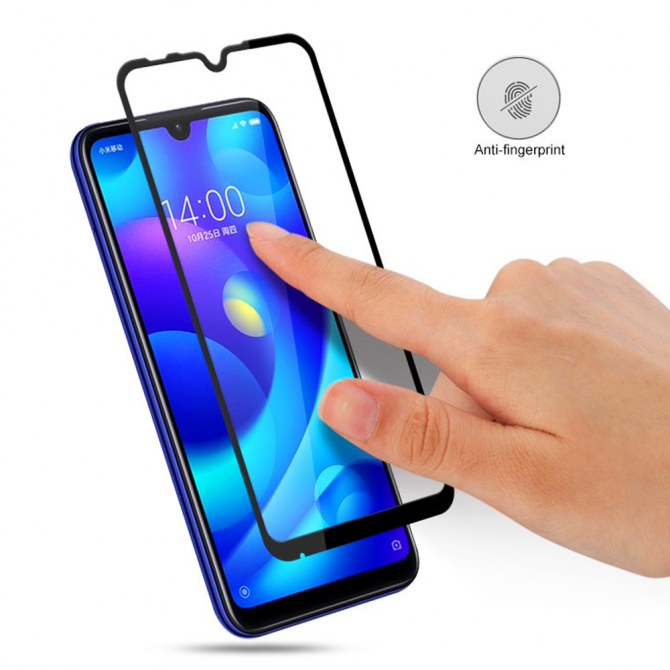 Защитное стекло для XIAOMI Redmi 7 Full Glue (0.3 мм, 2.5D, чёрное)-2