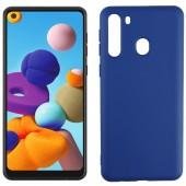 Чехол Soft Case для Samsung A215 Galaxy A21 Темно Синий FULL