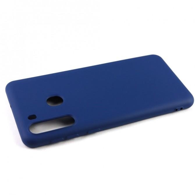 Чехол Soft Case для Samsung A215 Galaxy A21 Темно Синий FULL-3