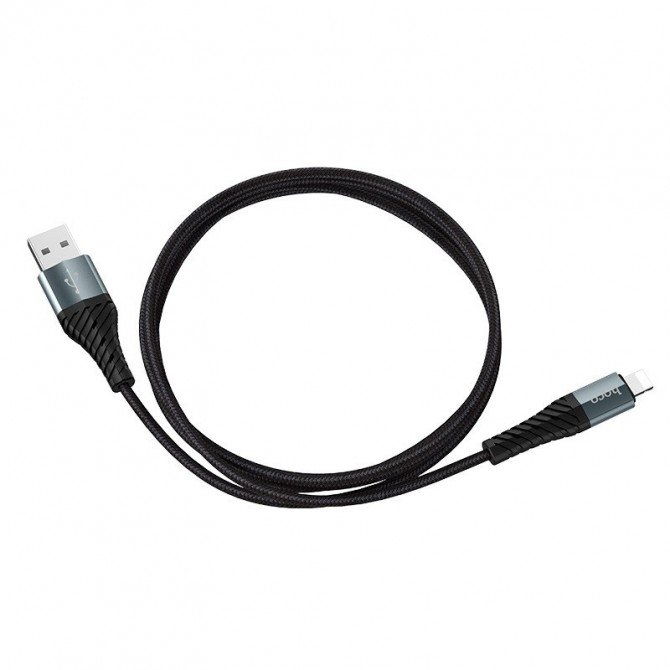 USB кабель Hoco X38 Cool Lightning Black 1m