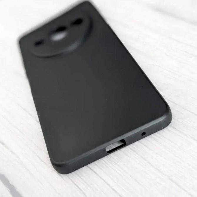 Кожаный чехол Leather Case Metal Buttons для Xiaomi Redmi A3 Black-1
