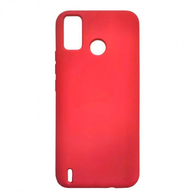 Чехол Original Soft Case TECNO Spark 6 Go Темно Красный FULL