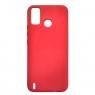 Чохол Original Soft Case TECNO Spark 6 Go Темно Червоний FULL