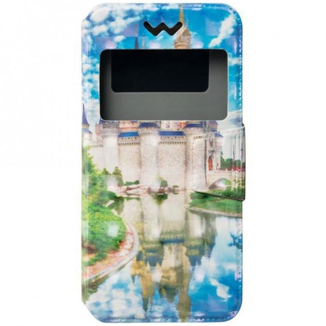 Чехол книжка Universal 3D Print 4,0"-4,5" Disney Castle (8)-1