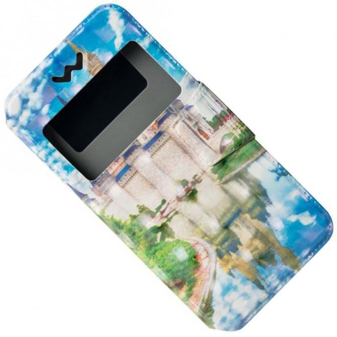 Чехол книжка Universal 3D Print 4,0"-4,5" Disney Castle (8)-2