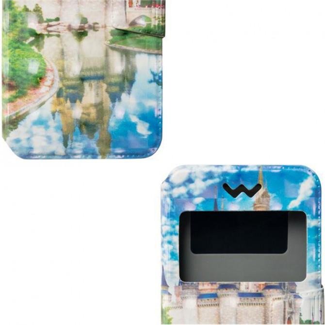 Чехол книжка Universal 3D Print 4,0"-4,5" Disney Castle (8)-3