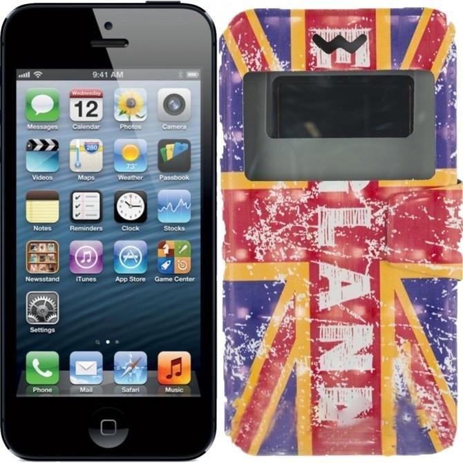 Чехол книжка Universal 3D Print 4,5"-4,8" England