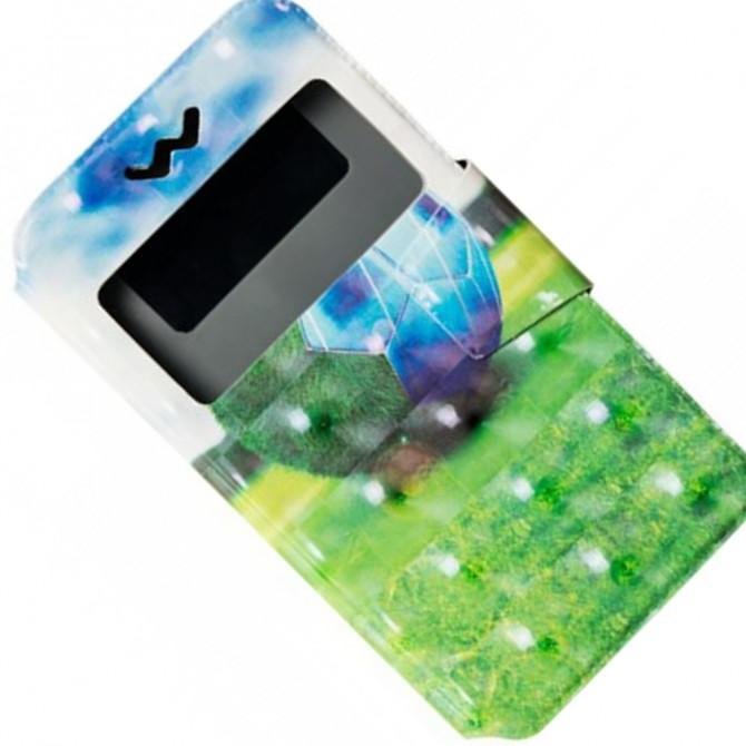 Чехол книжка Universal 3D Print 5,0"-5,5" Nature Ball (18)-2