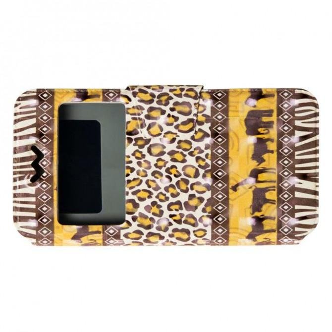 Чехол книжка Universal 3D Print 5,0"-5,5" World of Africa (13)-2