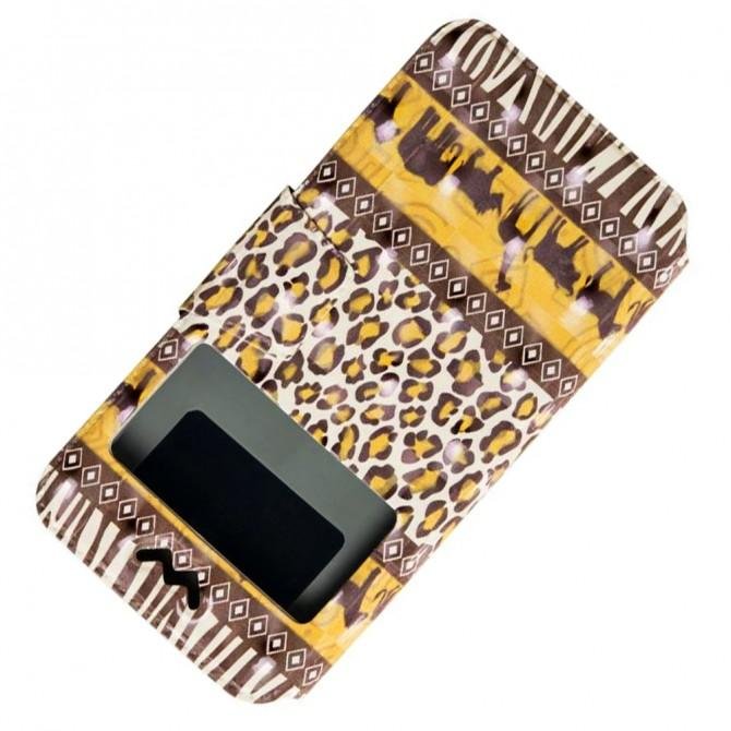 Чехол книжка Universal 3D Print 5,0"-5,5" World of Africa (13)-3