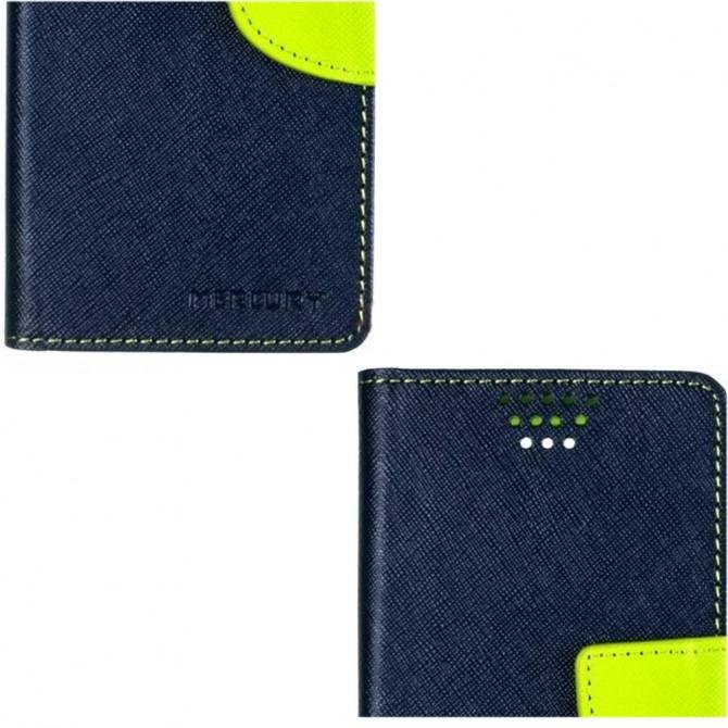 Чохол книжка Goospery Universal Mercury 4.0" Blue (S)-3