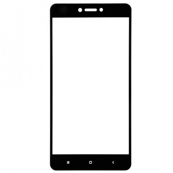 Защитное стекло для XIAOMI Redmi Note 4x Full Glue (0.3 мм, 2.5D, чёрное)-1
