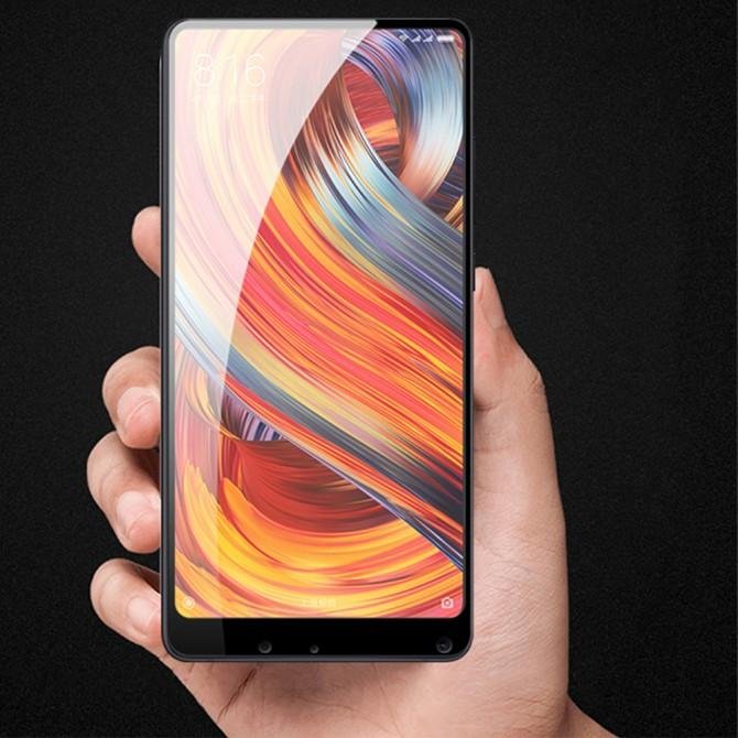 Защитное стекло для XIAOMI Mi Mix 2 Full Glue (0.3 мм, 2.5D, чёрное)-5