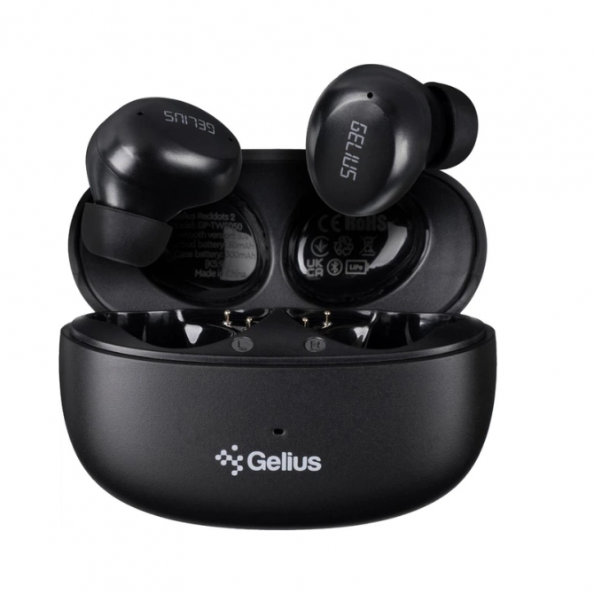 Наїушники Stereo Bluetooth Headset Gelius Reddots 2 GP-TWS050 Black