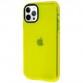 Чохол силіконовий Clear Neon для Apple iPhone 12 Pro Max Світло Жовтий Чохол силіконовий Clear Neon для Apple iPhone 12 Pro Max Світло Жовтий