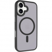 Чехол Matt Magnetic Fit для iPhone 17 Черный