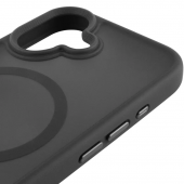 Чехол Matt Magnetic Fit для iPhone 17 Черный