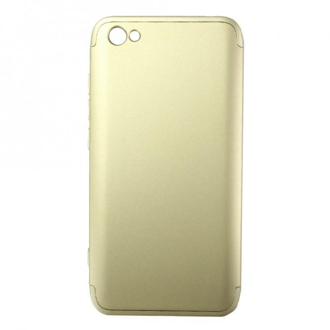 Пластикова накладка LikGus 360 градусів для Xiaomi Redmi Note 5A / Redmi Y1 Lite (Золотий)-2