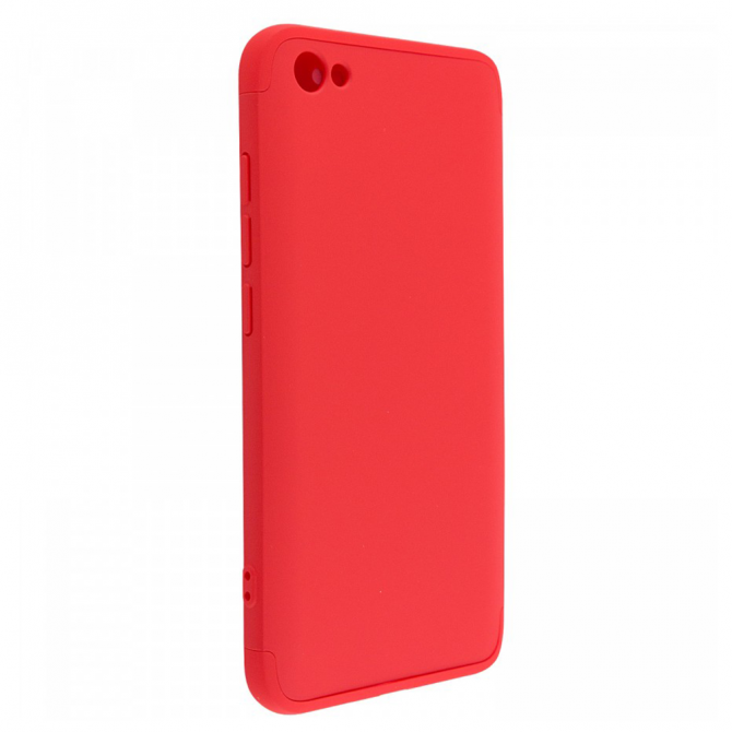 Пластикова накладка LikGus 360 градусів для Xiaomi Redmi Note 5A / Redmi Y1 Lite (Червоний)-3