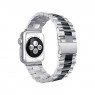 Ремешок для Apple Watch 38/40mm Steel Bead Black-Silver