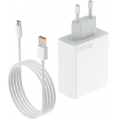 Мережевий зарядний пристрій XO L164 120W fast charger White + Type-C cable Мережевий зарядний пристрій XO L164 120W fast charger White + Type-C cable