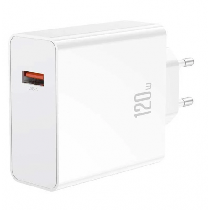 Мережевий зарядний пристрій XO L164 120W fast charger White + Type-C cable-2