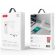 Мережевий зарядний пристрій XO L164 120W fast charger White + Type-C cable