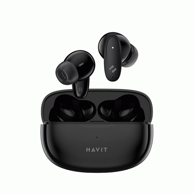 Навушники Havit TW910 with charger case Black