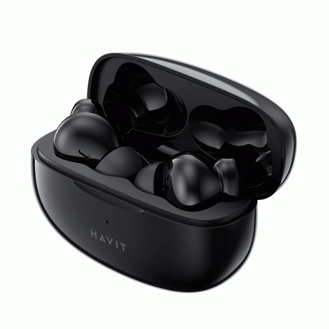 Навушники Havit TW910 with charger case Black-1