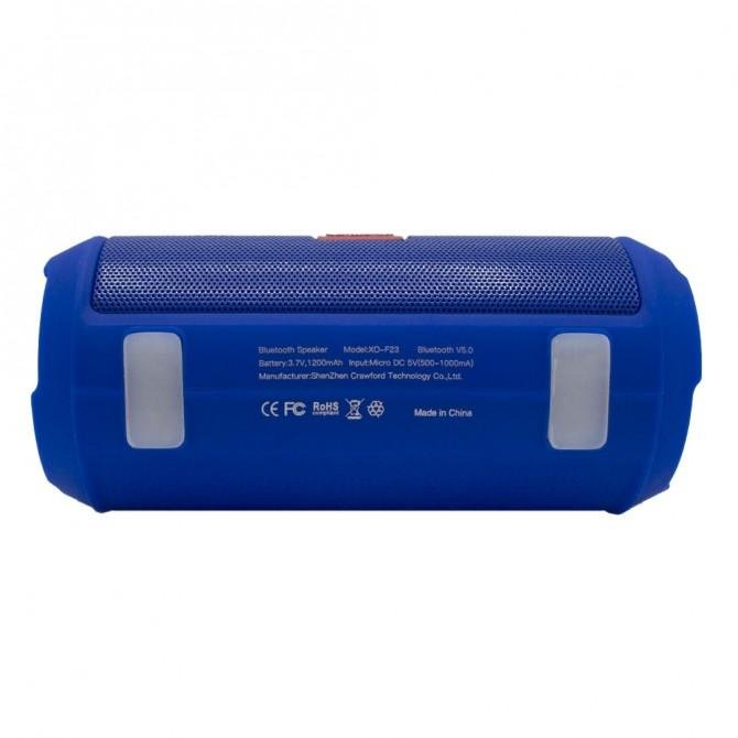 Портативная колонка XO F23 Blue-3