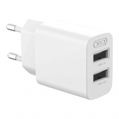 Сетевое зарядное устройство для XO L109 2 Usb-A 2.4A White