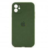 Оригінальний силіконовий чохол для iPhone 11 Темно Зелений FULL (SQUARE SHAPE) Оригінальний силіконовий чохол для iPhone 11 Темно Зелений FULL (SQUARE SHAPE)