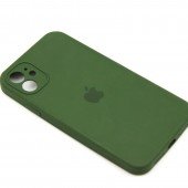 Оригінальний силіконовий чохол для iPhone 11 Темно Зелений FULL (SQUARE SHAPE) Оригінальний силіконовий чохол для iPhone 11 Темно Зелений FULL (SQUARE SHAPE)